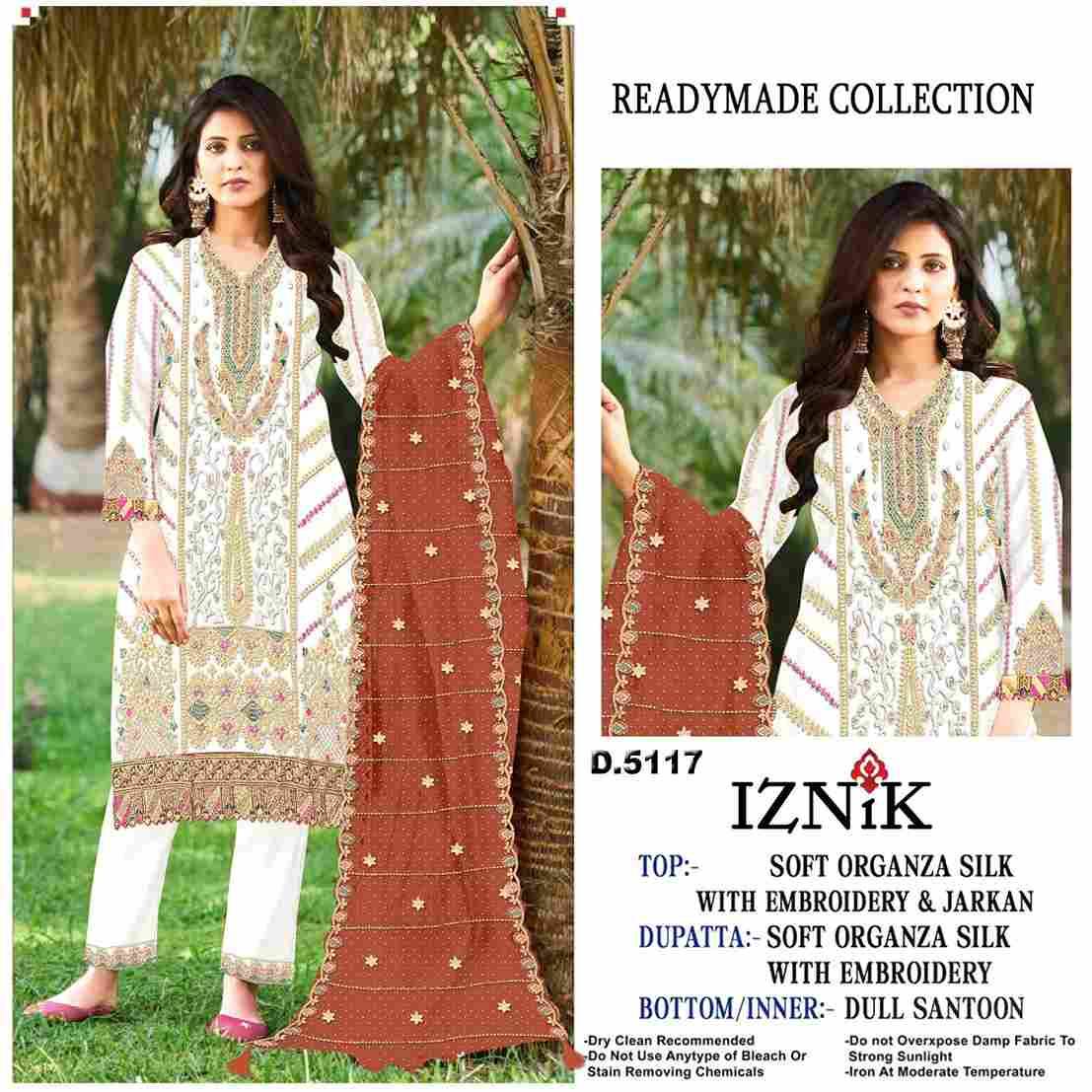 Iznik 5117 Colours By Iznik Fab 5117-A To 5117-D Series Designer Pakistani Suits Beautiful Stylish Fancy Colorful Party Wear & Occasional Wear Organza Silk With Embroidery Dresses At Wholesale Price