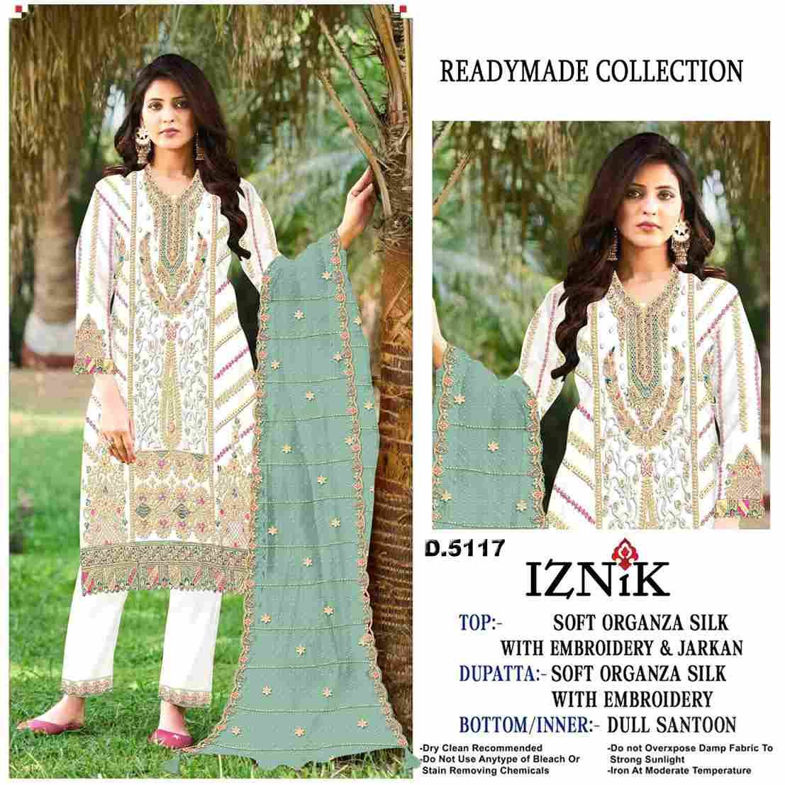 Iznik 5117 Colours By Iznik Fab 5117-A To 5117-D Series Designer Pakistani Suits Beautiful Stylish Fancy Colorful Party Wear & Occasional Wear Organza Silk With Embroidery Dresses At Wholesale Price