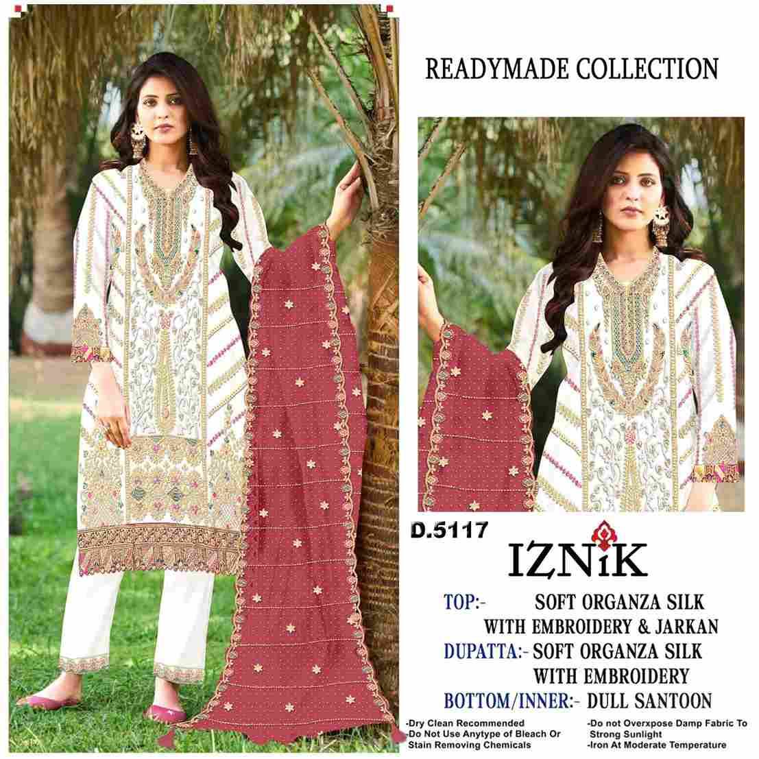 Iznik 5117 Colours By Iznik Fab 5117-A To 5117-D Series Designer Pakistani Suits Beautiful Stylish Fancy Colorful Party Wear & Occasional Wear Organza Silk With Embroidery Dresses At Wholesale Price