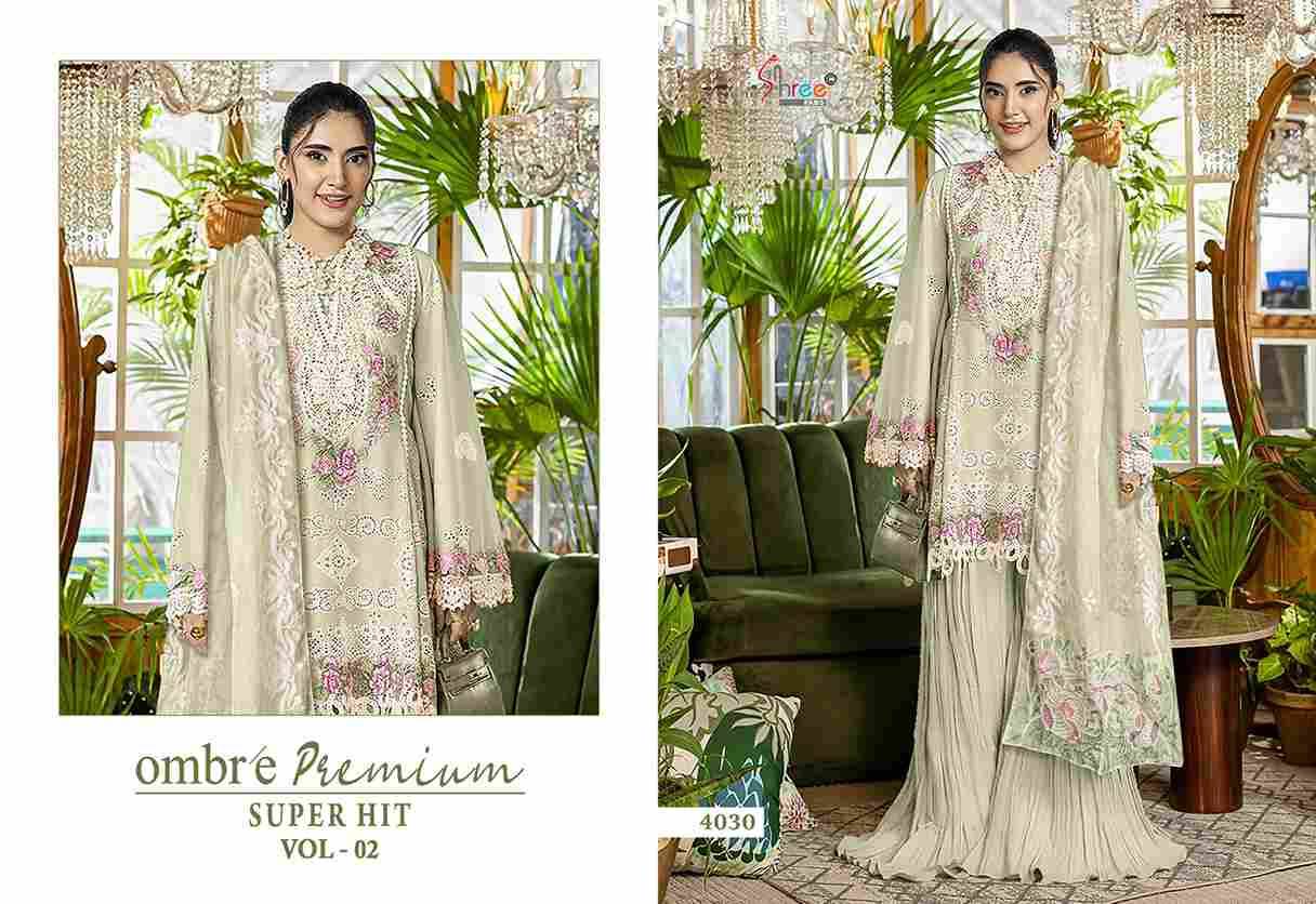 Ombre Premium Super Hit Vol-2 By Shree Fabs Designer Pakistani Suits Collection Beautiful Stylish Fancy Colorful Party Wear & Ethnic Wear Pure Viscose With Pure Cotton With Embroidery Dresses At Wholesale Price