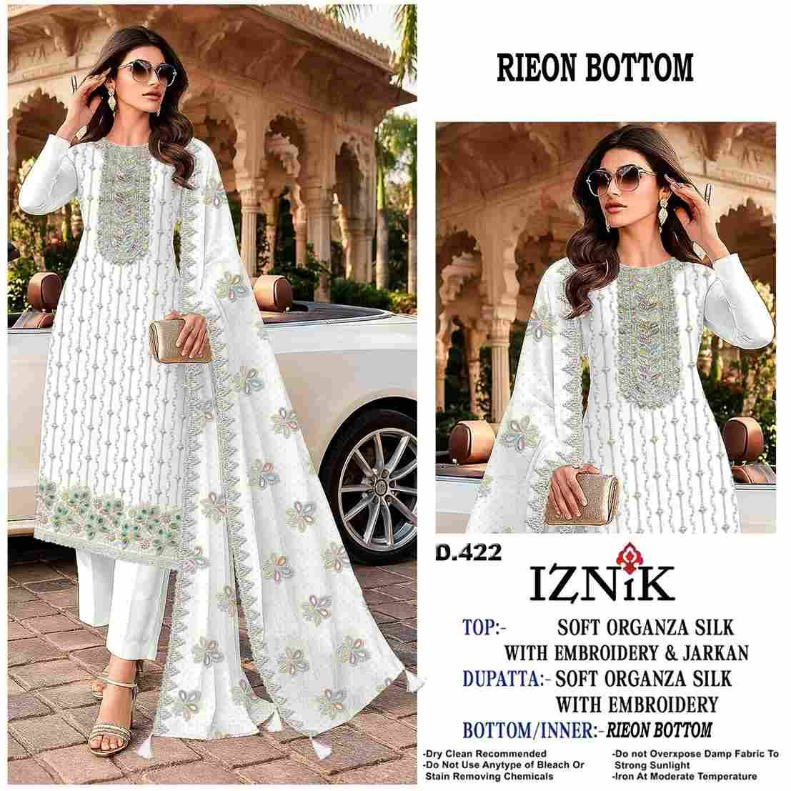 Iznik 422 Colours By Iznik Fab 422-A To 422-D Series Designer Pakistani Suits Beautiful Stylish Fancy Colorful Party Wear & Occasional Wear Velvet With Embroidery Dresses At Wholesale Price