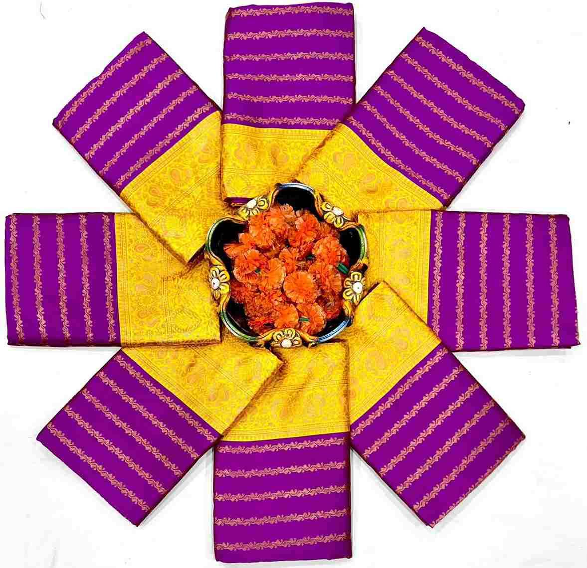 Kp-5006 By Fashid Wholesale Indian Traditional Wear Collection Beautiful Stylish Fancy Colorful Party Wear & Occasional Wear Soft Lichi Silk Sarees At Wholesale Price