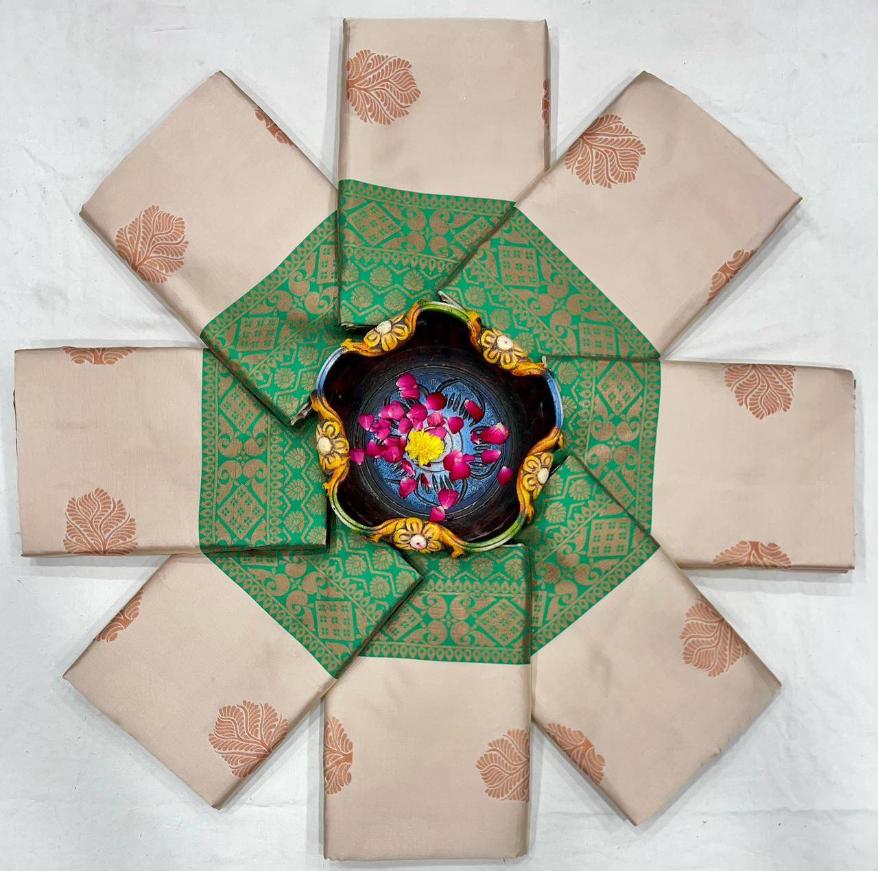 Kp-5003 By Fashid Wholesale Indian Traditional Wear Collection Beautiful Stylish Fancy Colorful Party Wear & Occasional Wear Soft Lichi Silk Sarees At Wholesale Price