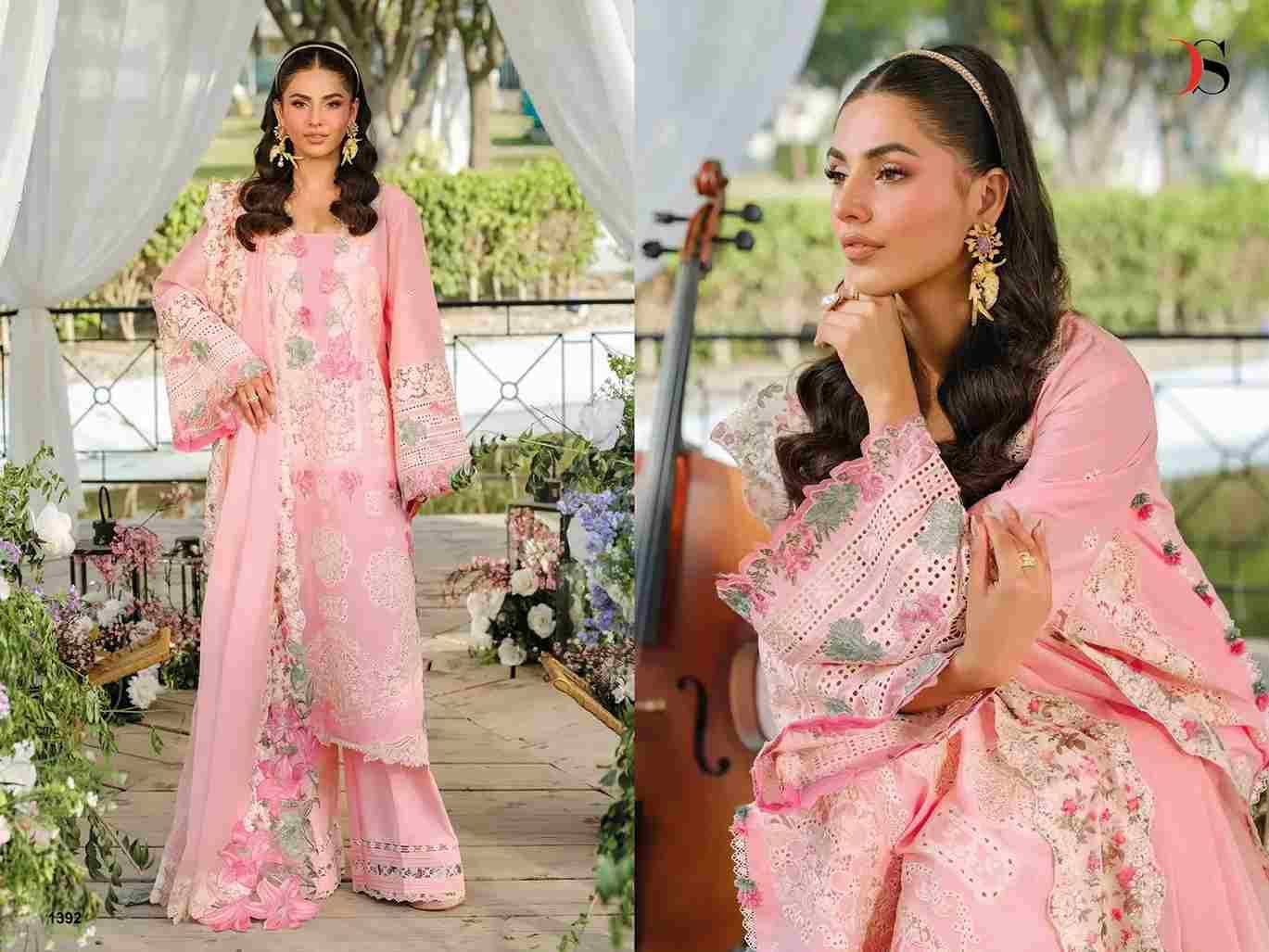 Elaf Luxury Lawn-25 Vol-3 Nx By Deepsy Suits Designer Pakistani Suits Beautiful Fancy Stylish Colorful Party Wear & Occasional Wear Pure Cotton Dresses At Wholesale Price