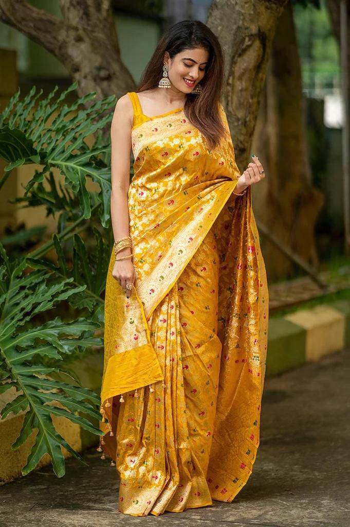 Kp-6080 By Fashid Wholesale Indian Traditional Wear Collection Beautiful Stylish Fancy Colorful Party Wear & Occasional Wear Soft Lichi Silk Saree Sarees At Wholesale Price