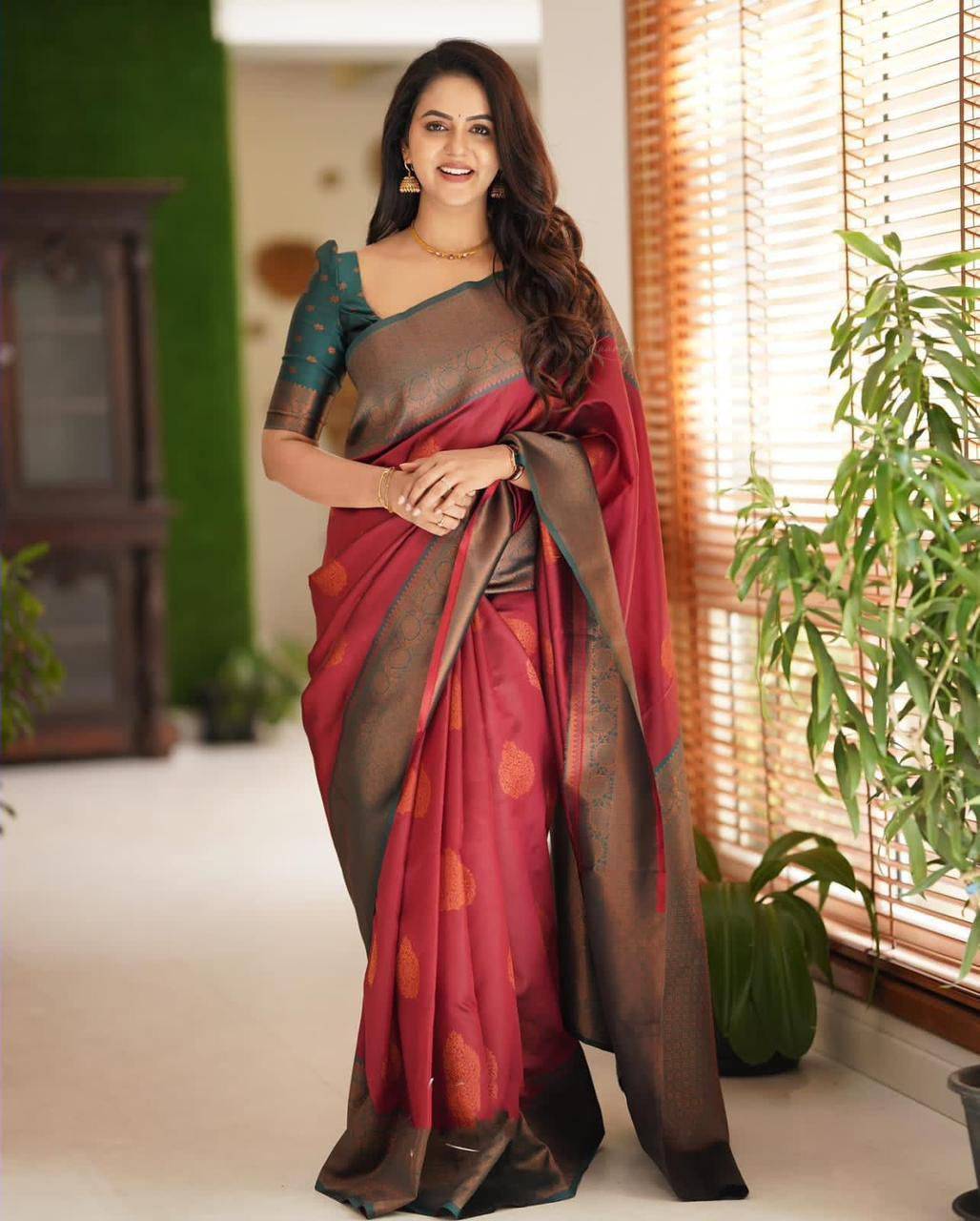 Kp-4059 By Fashid Wholesale 01 To 06 Series Indian Traditional Wear Collection Beautiful Stylish Fancy Colorful Party Wear & Occasional Wear Soft Lichi Silk Sarees At Wholesale Price