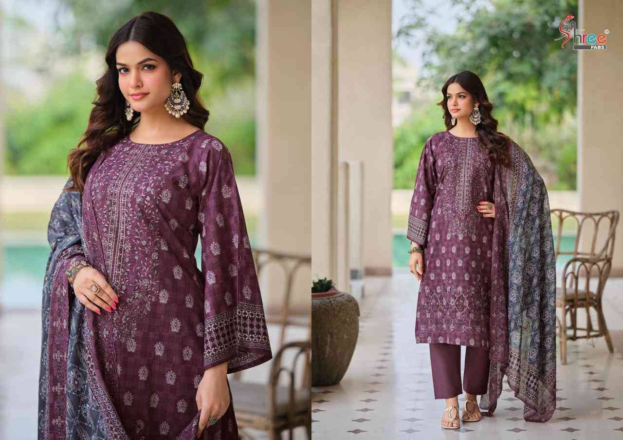 Bin Saeed Lawn Collection Vol-24 By Shree Fabs 2401 To 2406 Series Beautiful Pakistani Suits Colorful Stylish Fancy Casual Wear & Ethnic Wear Pure Lawn Cotton With Embroidered Dresses At Wholesale Price