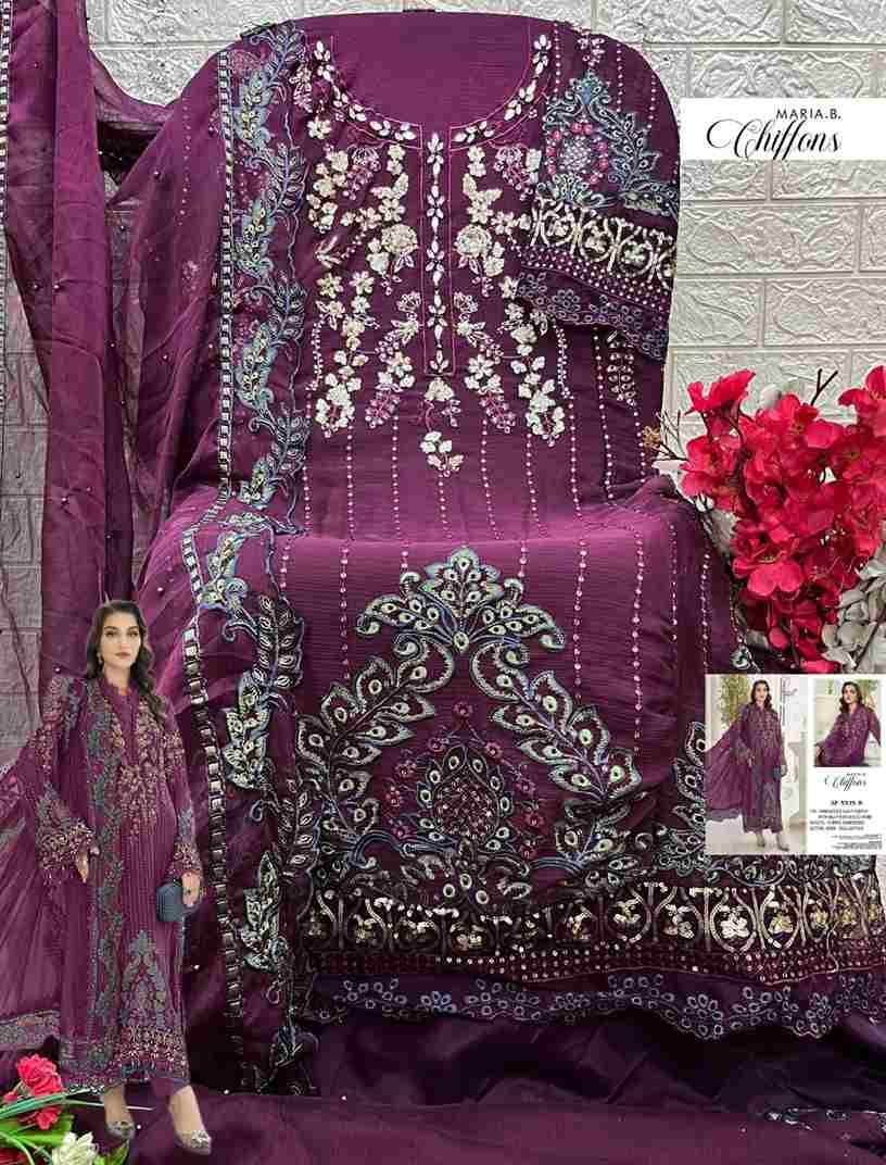 Shree Fabs Hit Design SF-5535 Colours By Shree Fabs SF-5535-A To SF-5535-D Series Beautiful Stylish Pakistani Suits Fancy Colorful Casual Wear & Ethnic Wear & Ready To Wear Chiffon Embroidery Dresses At Wholesale Price
