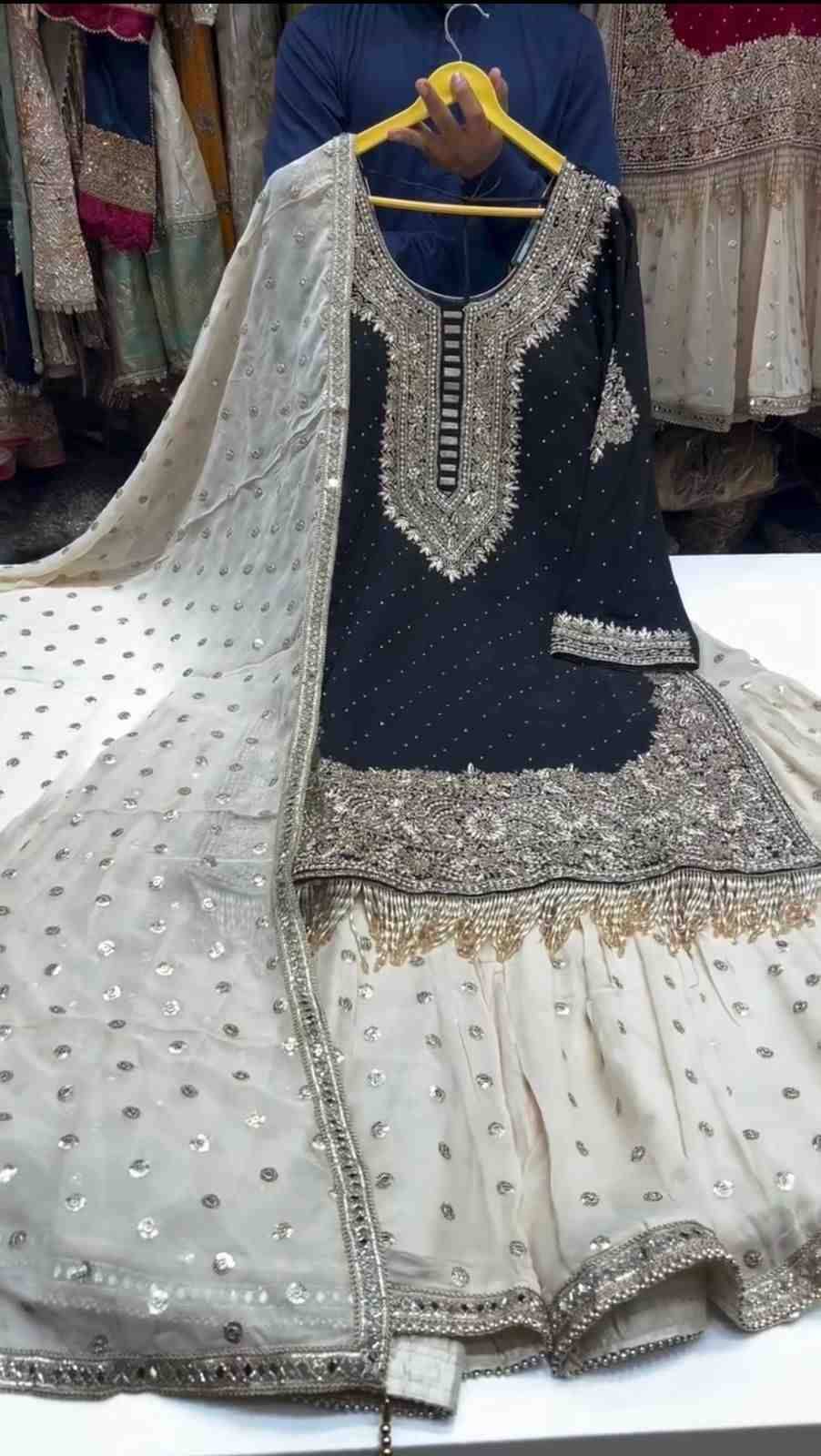 Kf-1710 By Fashid Wholesale 01 To 02 Series Beautiful Stylish Festive Suits Fancy Colorful Casual Wear & Ethnic Wear & Ready To Wear Heavy Faux Georgette Dresses At Wholesale Price