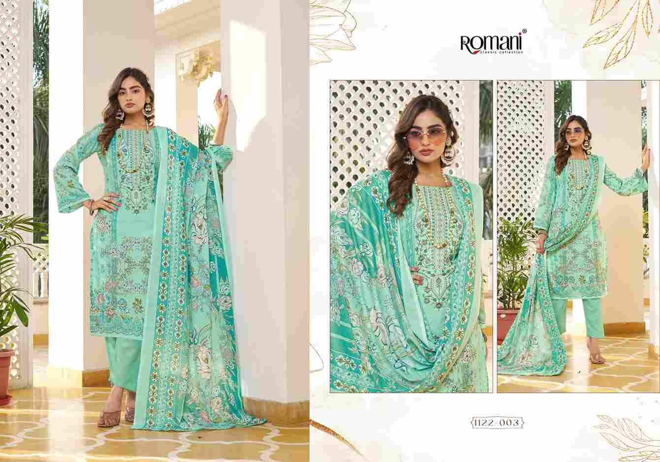 Aarzu Vol-24 By Romani 1122-001 To 1122-008 Series Beautiful Festive Suits Stylish Fancy Colorful Casual Wear & Ethnic Wear Soft Cotton Print Dresses At Wholesale Price