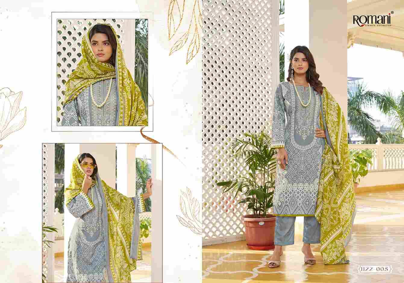 Aarzu Vol-24 By Romani 1122-001 To 1122-008 Series Beautiful Festive Suits Stylish Fancy Colorful Casual Wear & Ethnic Wear Soft Cotton Print Dresses At Wholesale Price