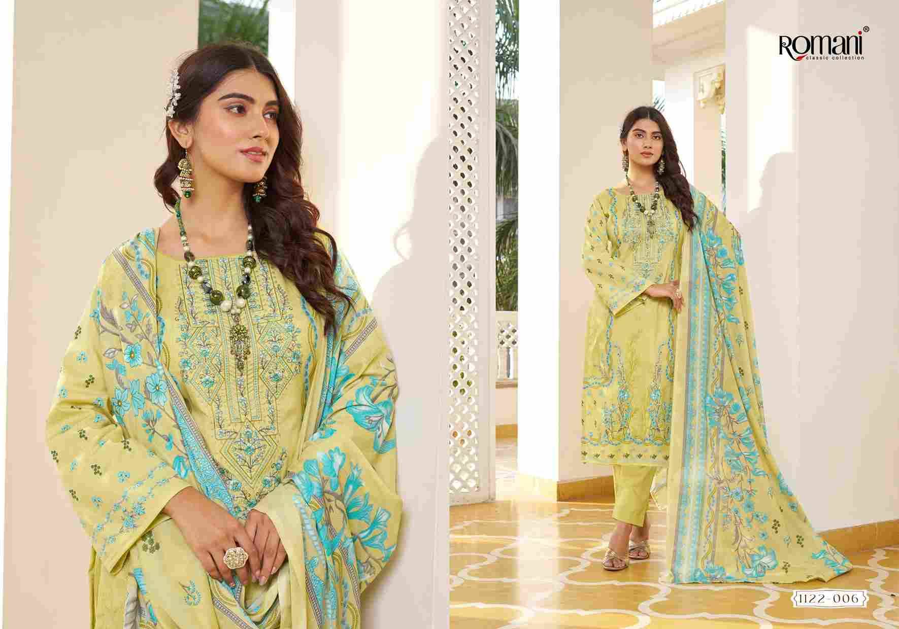 Aarzu Vol-24 By Romani 1122-001 To 1122-008 Series Beautiful Festive Suits Stylish Fancy Colorful Casual Wear & Ethnic Wear Soft Cotton Print Dresses At Wholesale Price