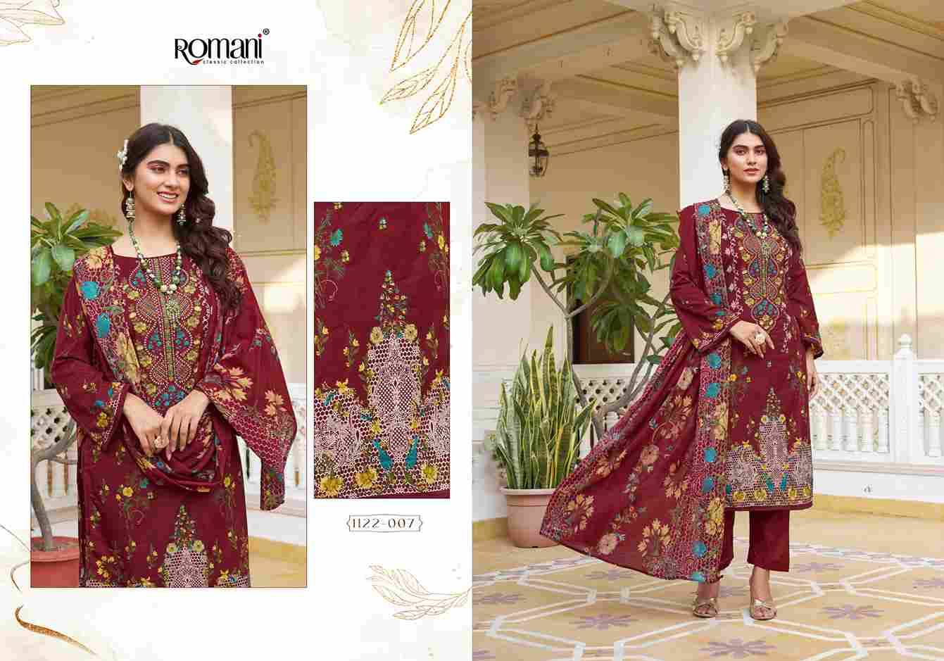 Aarzu Vol-24 By Romani 1122-001 To 1122-008 Series Beautiful Festive Suits Stylish Fancy Colorful Casual Wear & Ethnic Wear Soft Cotton Print Dresses At Wholesale Price