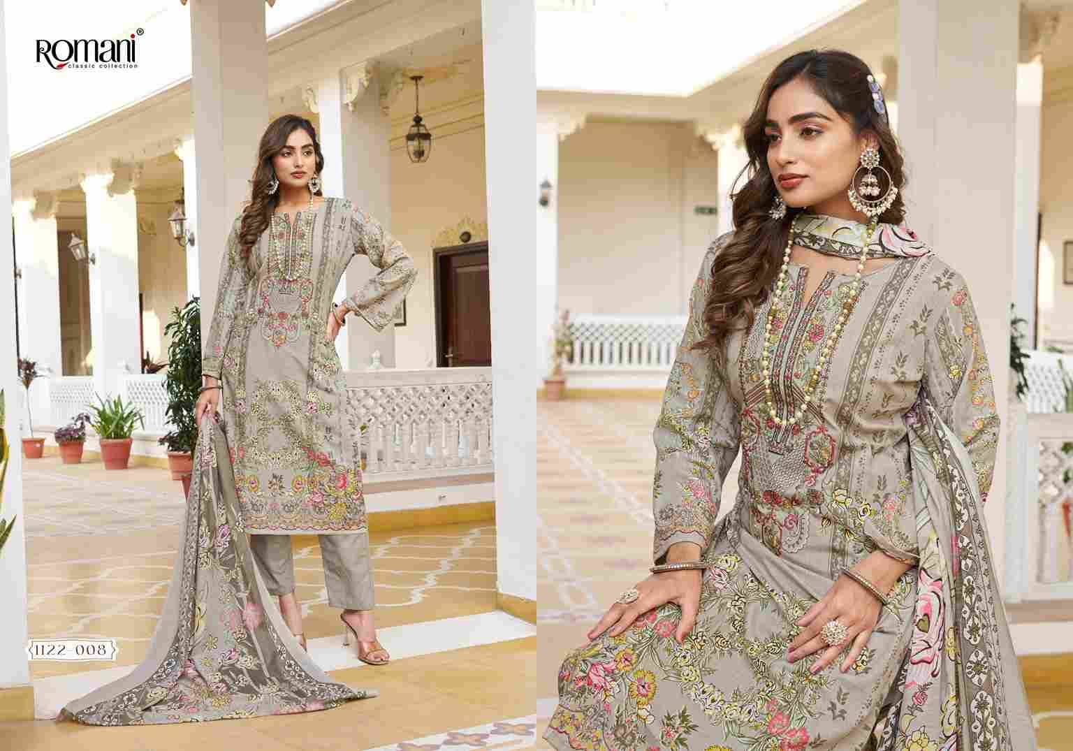 Aarzu Vol-24 By Romani 1122-001 To 1122-008 Series Beautiful Festive Suits Stylish Fancy Colorful Casual Wear & Ethnic Wear Soft Cotton Print Dresses At Wholesale Price