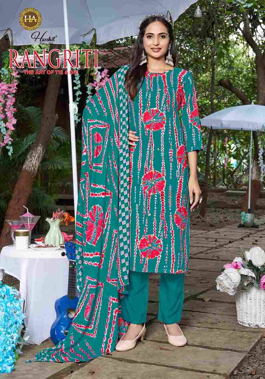 Rangriti By Harshit Fashion Hub 2582-82-01 To 2582-82-06 Series Beautiful Festive Suits Stylish Fancy Colorful Casual Wear & Ethnic Wear Pure Viscose Rayon Dresses At Wholesale Price