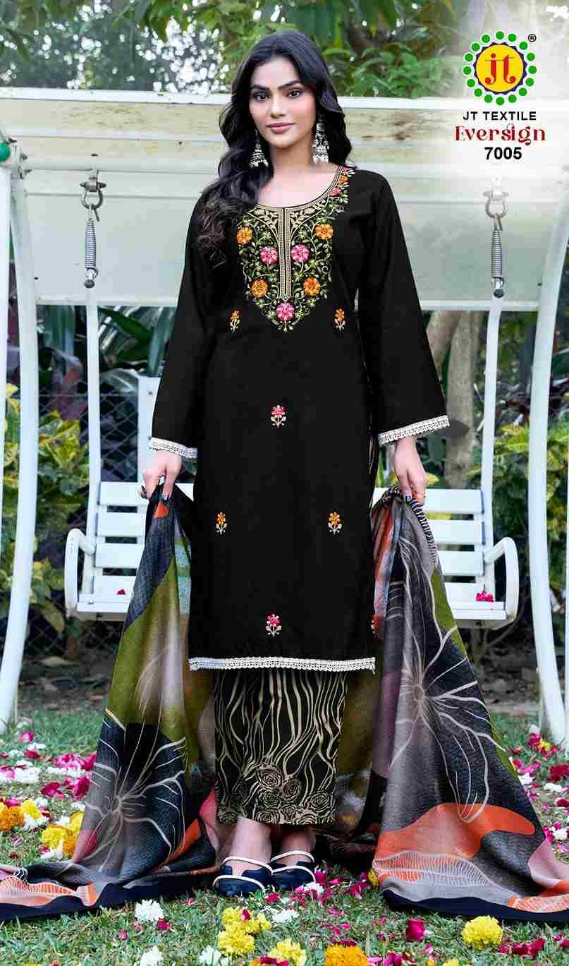 Eversign Vol-7 By JT 7001 To 7005 Series Beautiful Festive Suits Colorful Stylish Fancy Casual Wear & Ethnic Wear Rayon Dresses At Wholesale Price