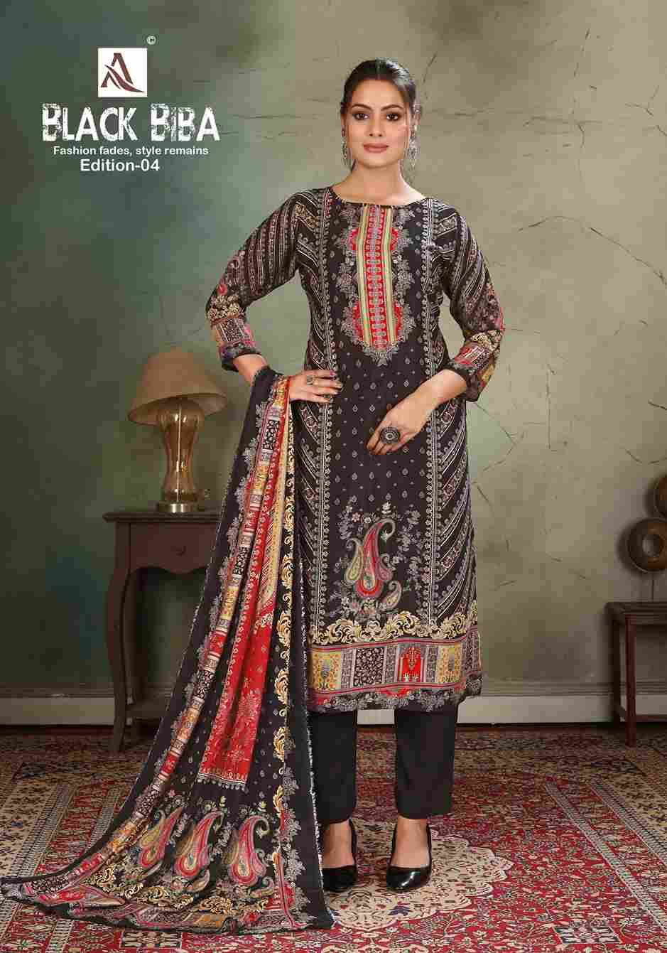 Black Biba Vol-4 By Alok Suit 2569-69-1 To 2569-69-4 Series Beautiful Festive Suits Stylish Fancy Colorful Casual Wear & Ethnic Wear Pure Viscose Muslin Embroidered Dresses At Wholesale Price