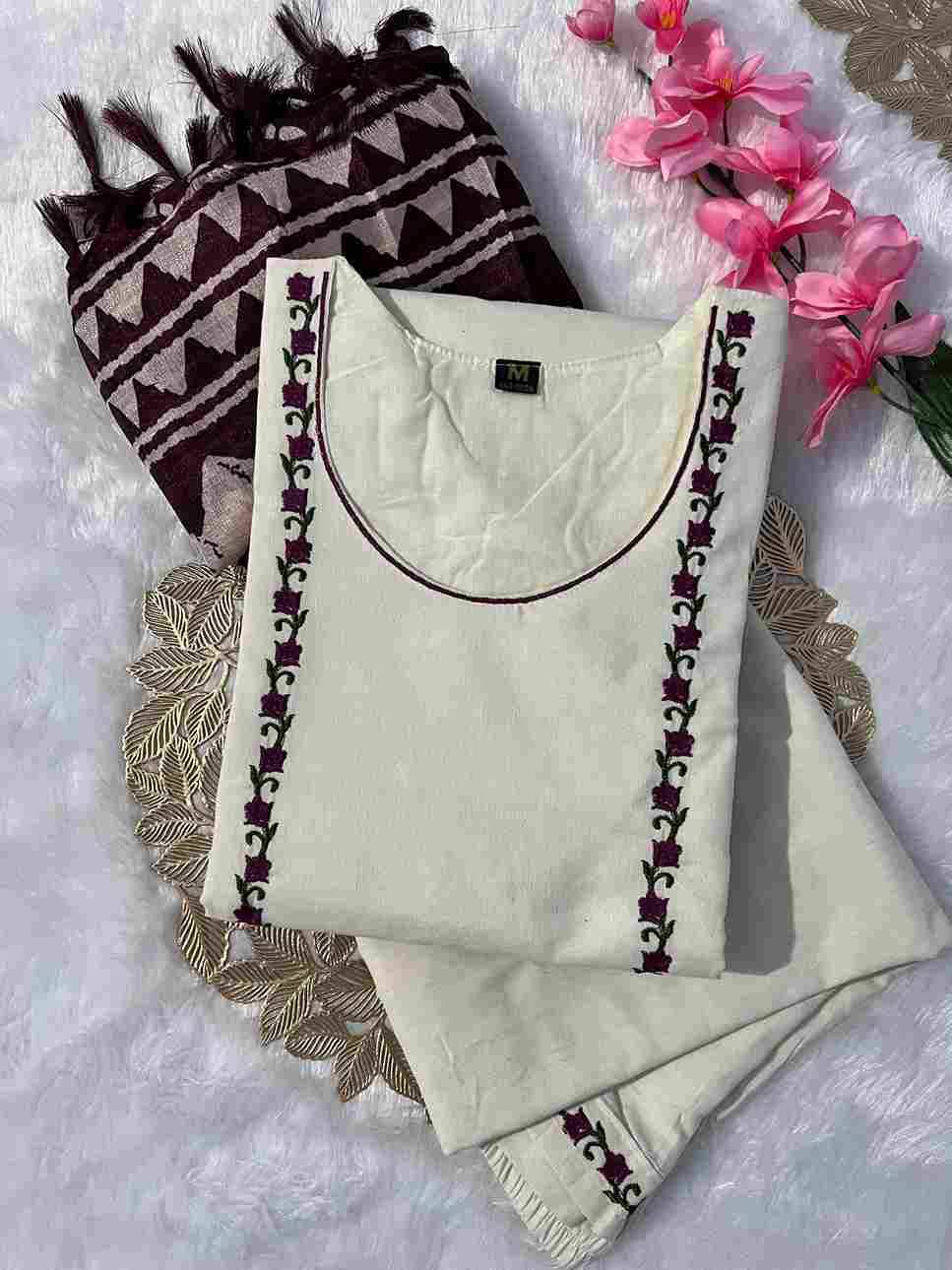 Vtd-38 By Fashid Wholesale Beautiful Suits Stylish Fancy Colorful Party Wear & Occasional Wear Khadi Cotton Dresses At Wholesale Price