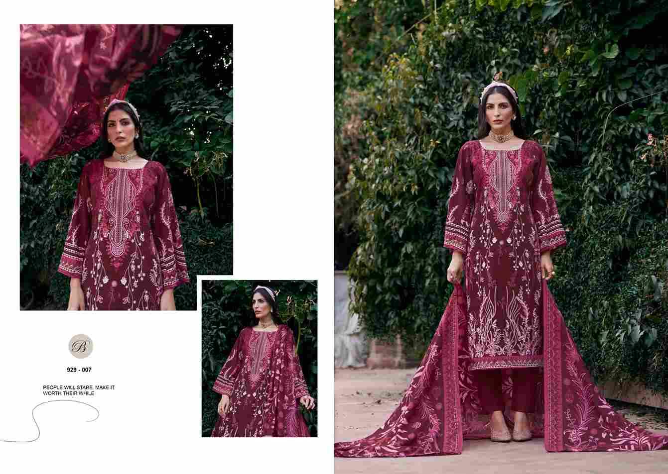 Riwayat Vol-15 By Belliza 929-001 To 929-008 Series Beautiful Festive Suits Stylish Fancy Colorful Casual Wear & Ethnic Wear Pure Viscose Rayon Print Dresses At Wholesale Price