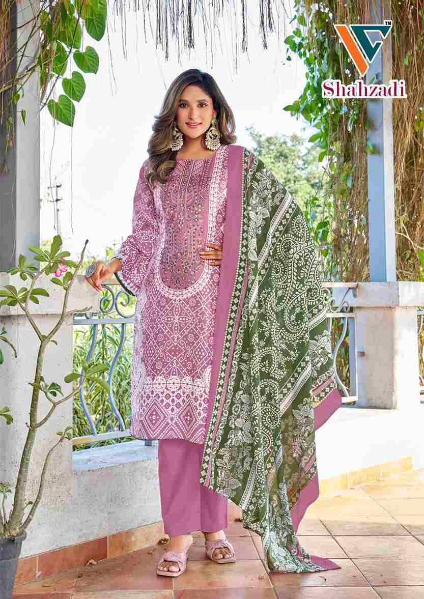 Shahzadi Vol-7 By Vandana Creation 7001 To 7008 Series Beautiful Festive Suits Stylish Fancy Colorful Casual Wear & Ethnic Wear Cotton Print Dresses At Wholesale Price