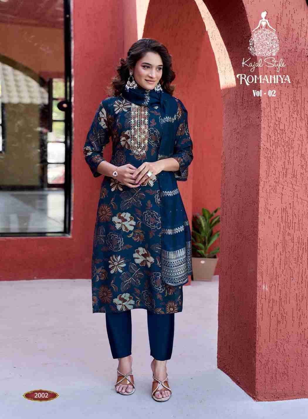 Romaniya Vol-2 By Kajal Style 2001 To 2006 Series Beautiful Stylish Festive Suits Fancy Colorful Casual Wear & Ethnic Wear & Ready To Wear Vertican Dresses At Wholesale Price