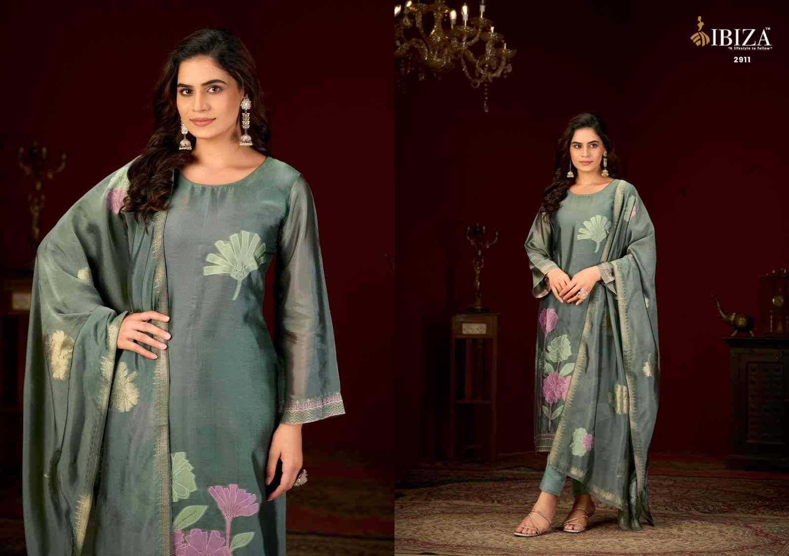 Woven Bloom By Ibiza 2911 To 2914 Series Beautiful Festive Suits Colorful Stylish Fancy Casual Wear & Ethnic Wear Pure Bangalori Silk Jacquard Dresses At Wholesale Price