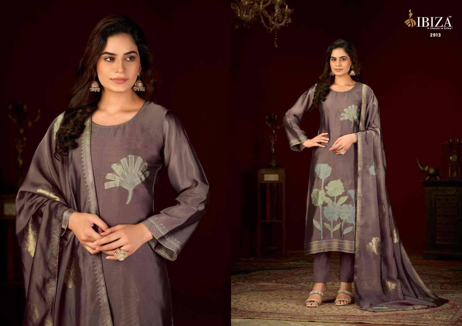 Woven Bloom By Ibiza 2911 To 2914 Series Beautiful Festive Suits Colorful Stylish Fancy Casual Wear & Ethnic Wear Pure Bangalori Silk Jacquard Dresses At Wholesale Price