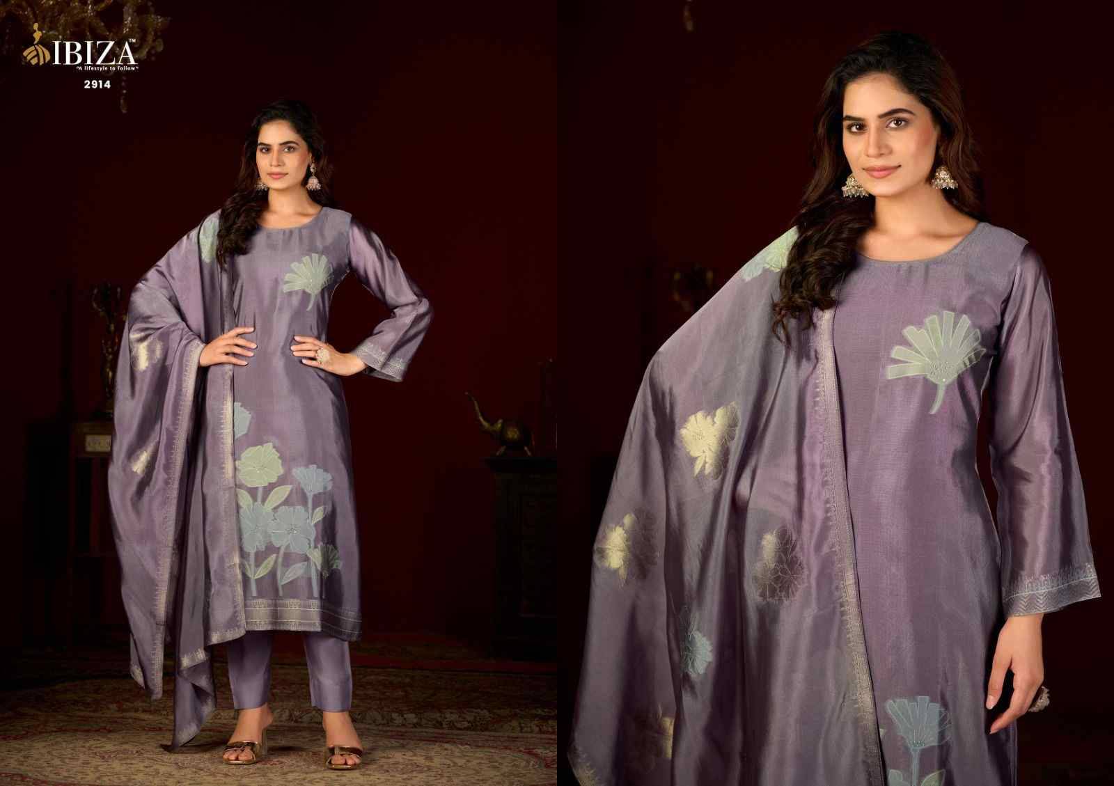 Woven Bloom By Ibiza 2911 To 2914 Series Beautiful Festive Suits Colorful Stylish Fancy Casual Wear & Ethnic Wear Pure Bangalori Silk Jacquard Dresses At Wholesale Price