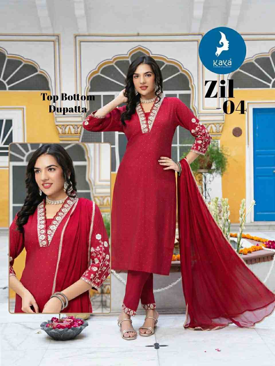 Zil By Kaya 01 To 06 Series Beautiful Stylish Anarkali Suits Fancy Colorful Casual Wear & Ethnic Wear & Ready To Wear Roman Dresses At Wholesale Price