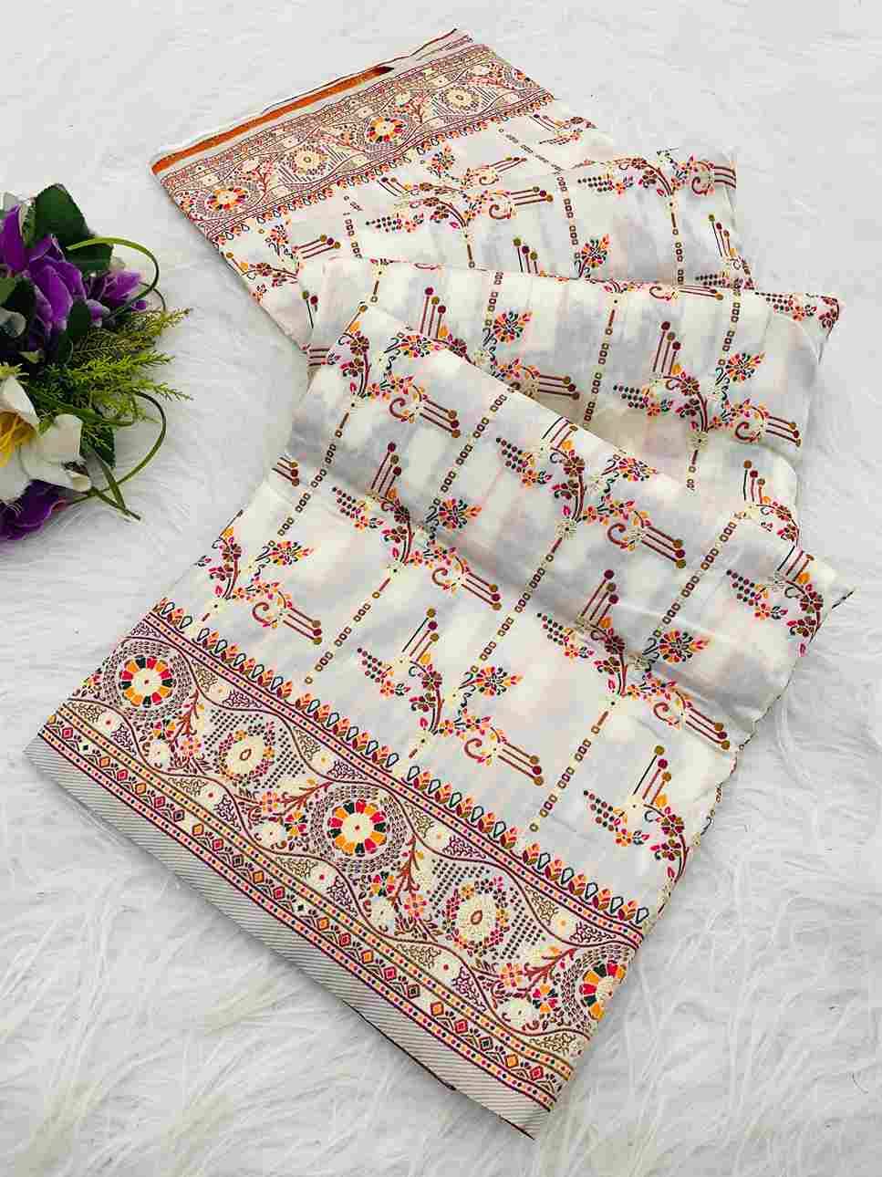 Sb-964 By Fashid Wholesale 01 To 04 Series Indian Traditional Wear Collection Beautiful Stylish Fancy Colorful Party Wear & Occasional Wear Pure Soft Rajwadi Pashmina Silk Sarees At Wholesale Price