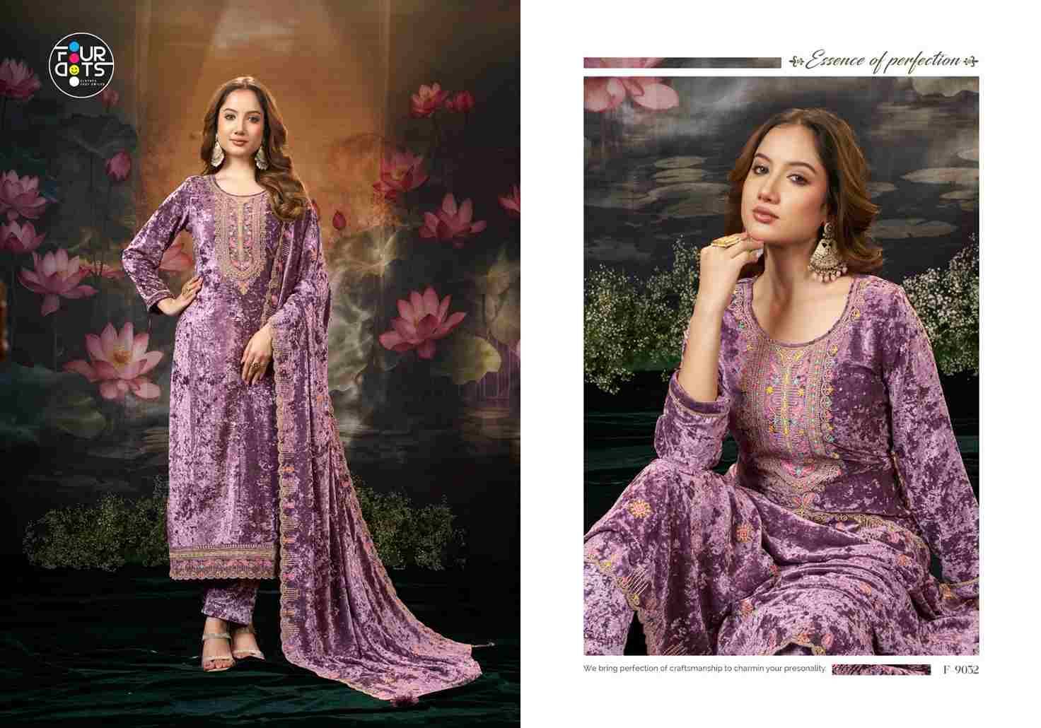 Panchmukh By Four Dots 9031 To 9034 Series Designer Stylish Fancy Colorful Beautiful Party Wear & Ethnic Wear Collection Premium Velvet Dresses At Wholesale Price
