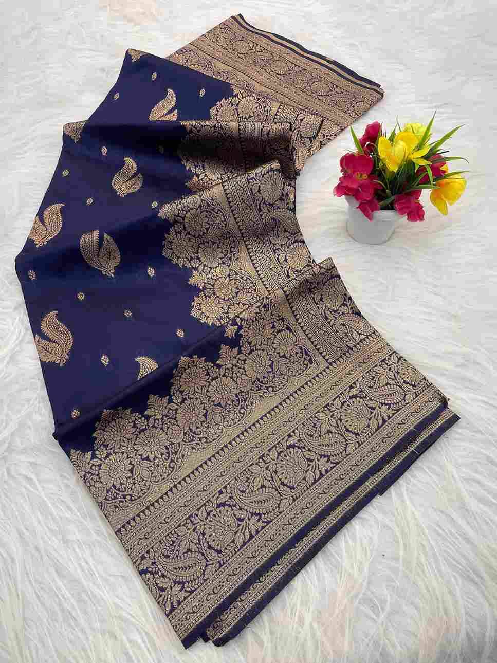 Sb-961 By Fashid Wholesale 01 To 05 Series Indian Traditional Wear Collection Beautiful Stylish Fancy Colorful Party Wear & Occasional Wear Pure Banarasi Silk Sarees At Wholesale Price