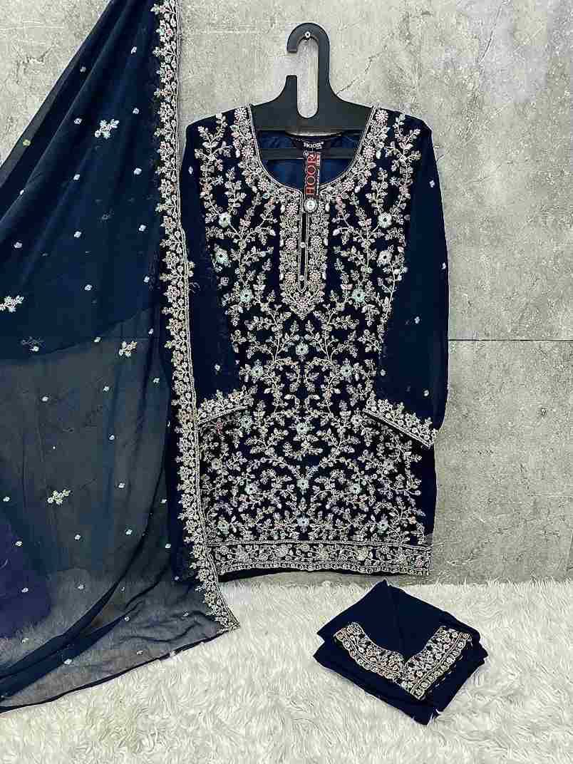 Hoor Tex Hit Design HF-145 Colours By Hoor Tex HF-145-A To HF-145-D Series Designer Festive Pakistani Suits Collection Beautiful Stylish Fancy Colorful Party Wear & Occasional Wear Heavy Georgette Embroidered Dresses At Wholesale Price