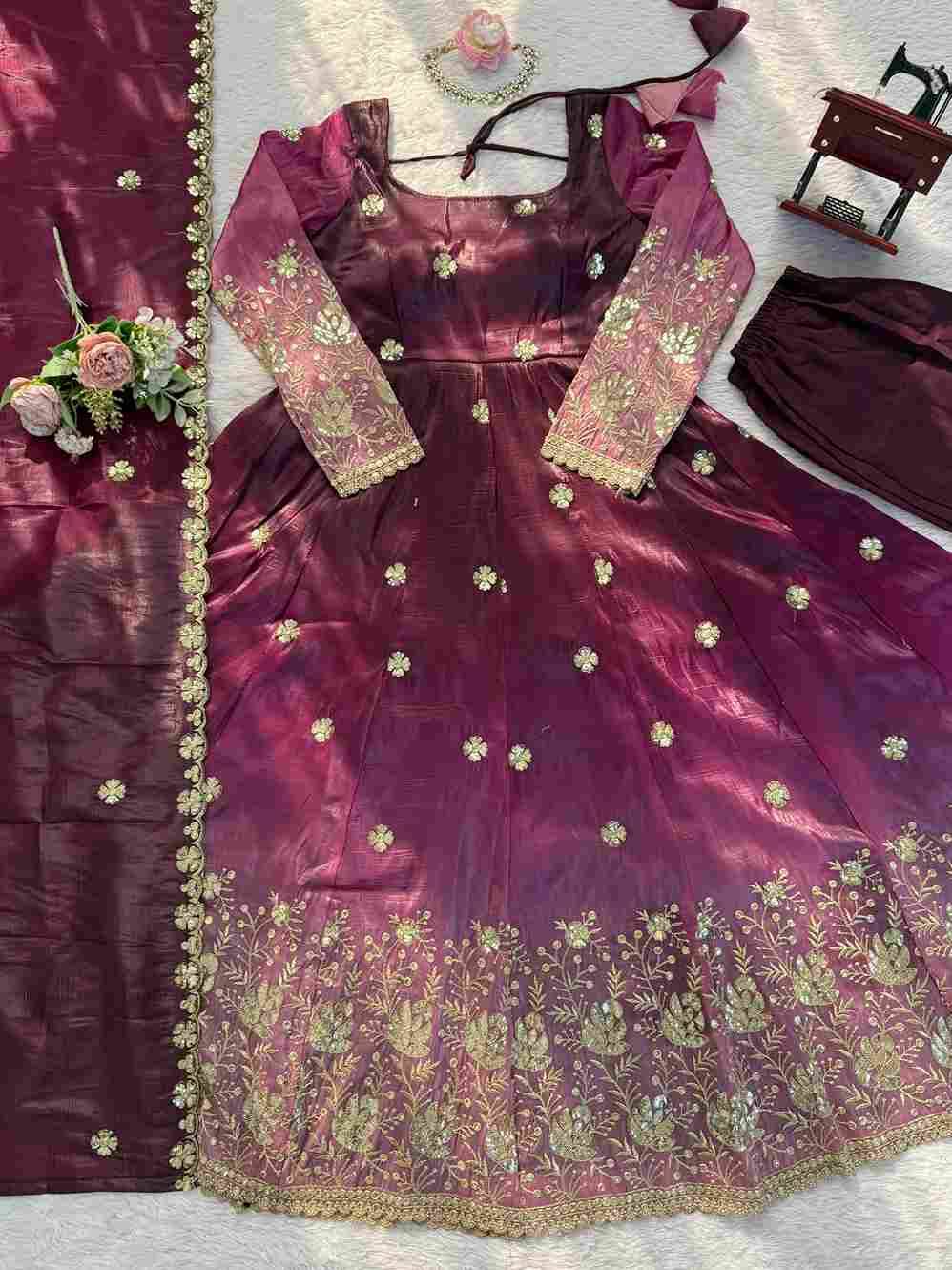 R-5955 By Fashid Wholesale 01 To 02 Series Beautiful Festive Suits Colorful Stylish Fancy Casual Wear & Ethnic Wear Chinnon Silk Dresses At Wholesale Price