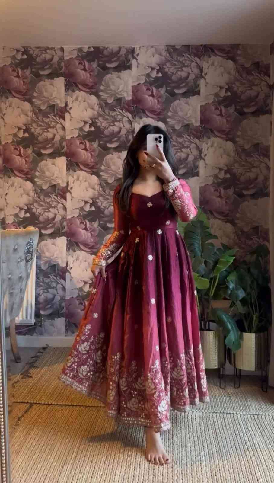 R-5955 By Fashid Wholesale 01 To 02 Series Beautiful Festive Suits Colorful Stylish Fancy Casual Wear & Ethnic Wear Chinnon Silk Dresses At Wholesale Price