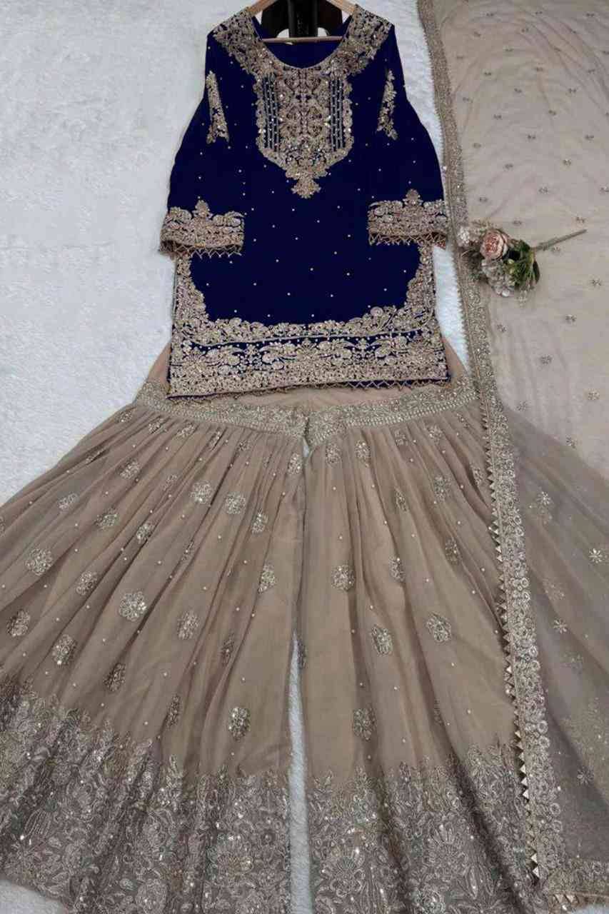 Hoor Tex Hit Design HF-95 Colours By Hoor Tex HF-95-A To HF-95-E Series Designer Festive Pakistani Suits Collection Beautiful Stylish Fancy Colorful Party Wear & Occasional Wear Georgette Embroidered Dresses At Wholesale Price