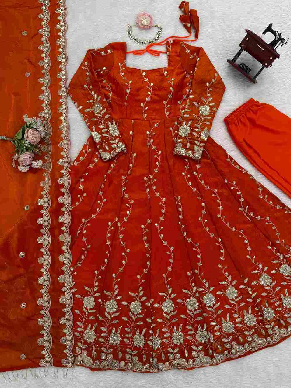 R-5983 By Fashid Wholesale Beautiful Suits Colorful Stylish Fancy Casual Wear & Ethnic Wear Fendy Silk Dresses At Wholesale Price