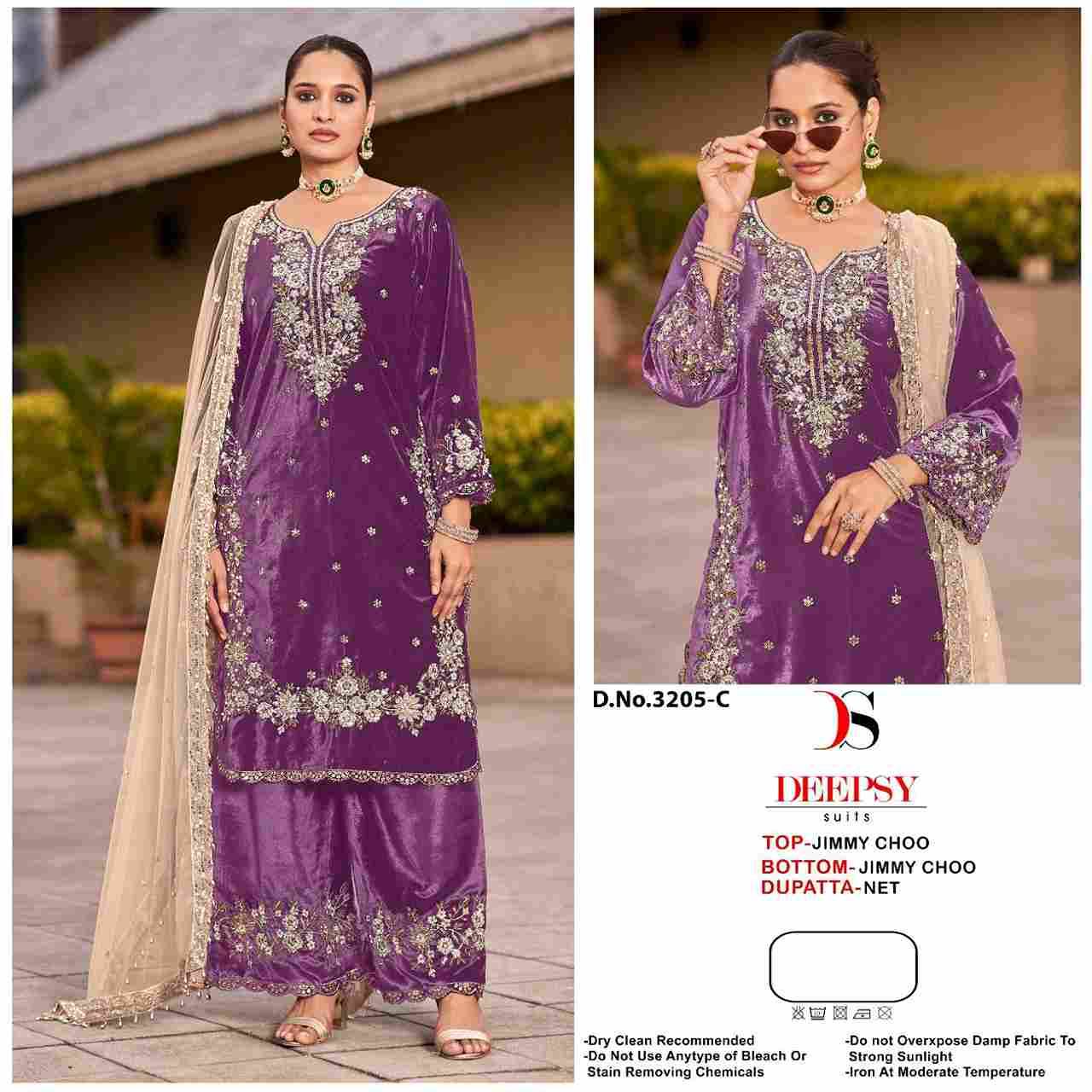 Deepsy Hit Design 3205 Colours By Deepsy Suits 3205-A To 3205-E Series Pakistani Stylish Beautiful Colourful Printed & Embroidered Party Wear & Occasional Wear Jimmy Choo Dresses At Wholesale Price