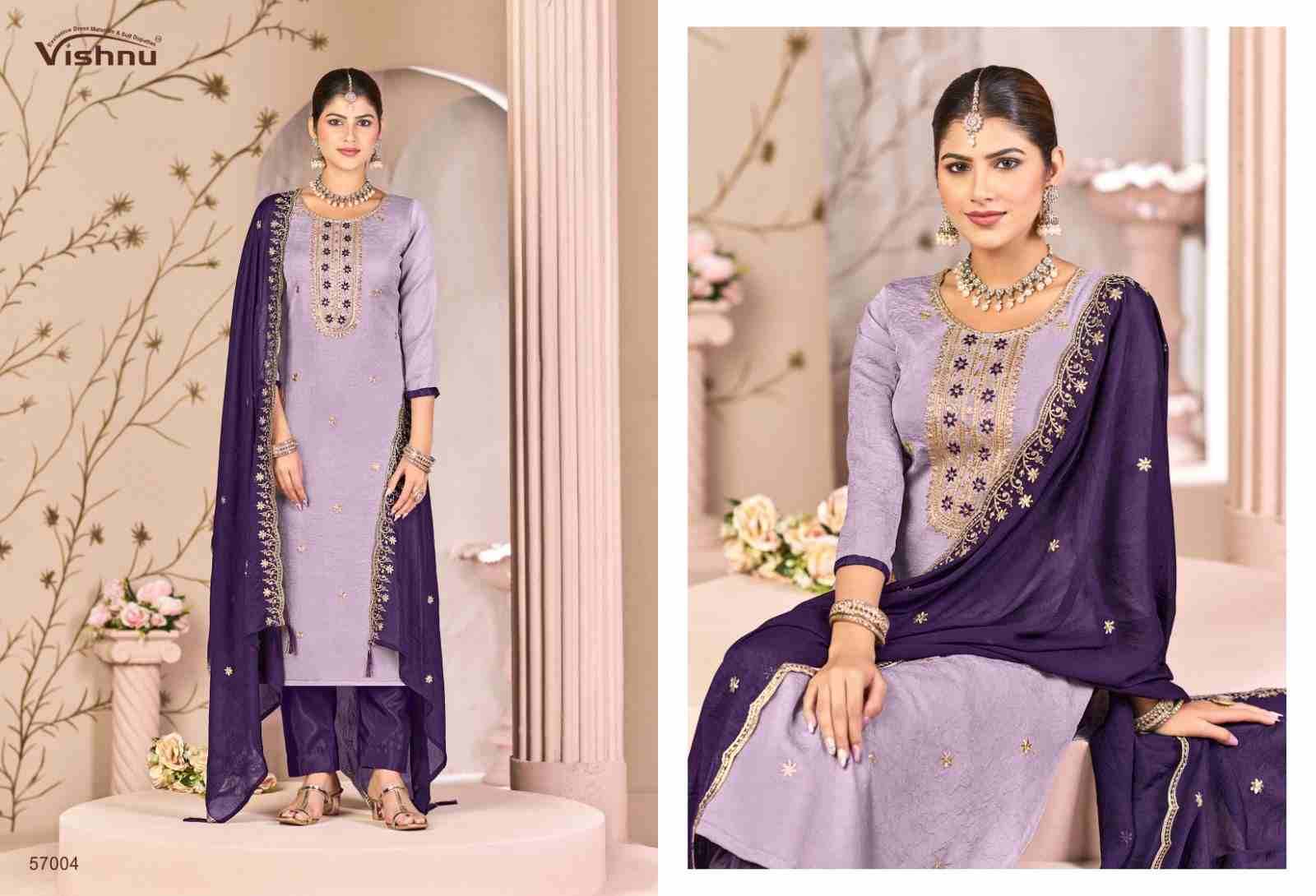 Simran By Vishnu 57001 To 57010 Series Beautiful Stylish Festive Suits Fancy Colorful Casual Wear & Ethnic Wear & Ready To Wear Rangoli Crush Dresses At Wholesale Price