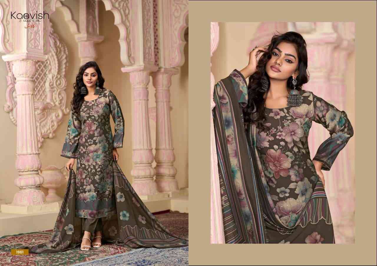 Ameliya By Kaavish 1961 To 1964 Series Beautiful Festive Suits Colorful Stylish Fancy Casual Wear & Ethnic Wear Pure Muslin Silk Dresses At Wholesale Price