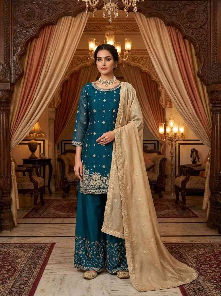 K-1549 By Fashid Wholesale Beautiful Suits Colorful Stylish Fancy Casual Wear & Ethnic Wear Heavy Gmy Silk Dresses At Wholesale Price