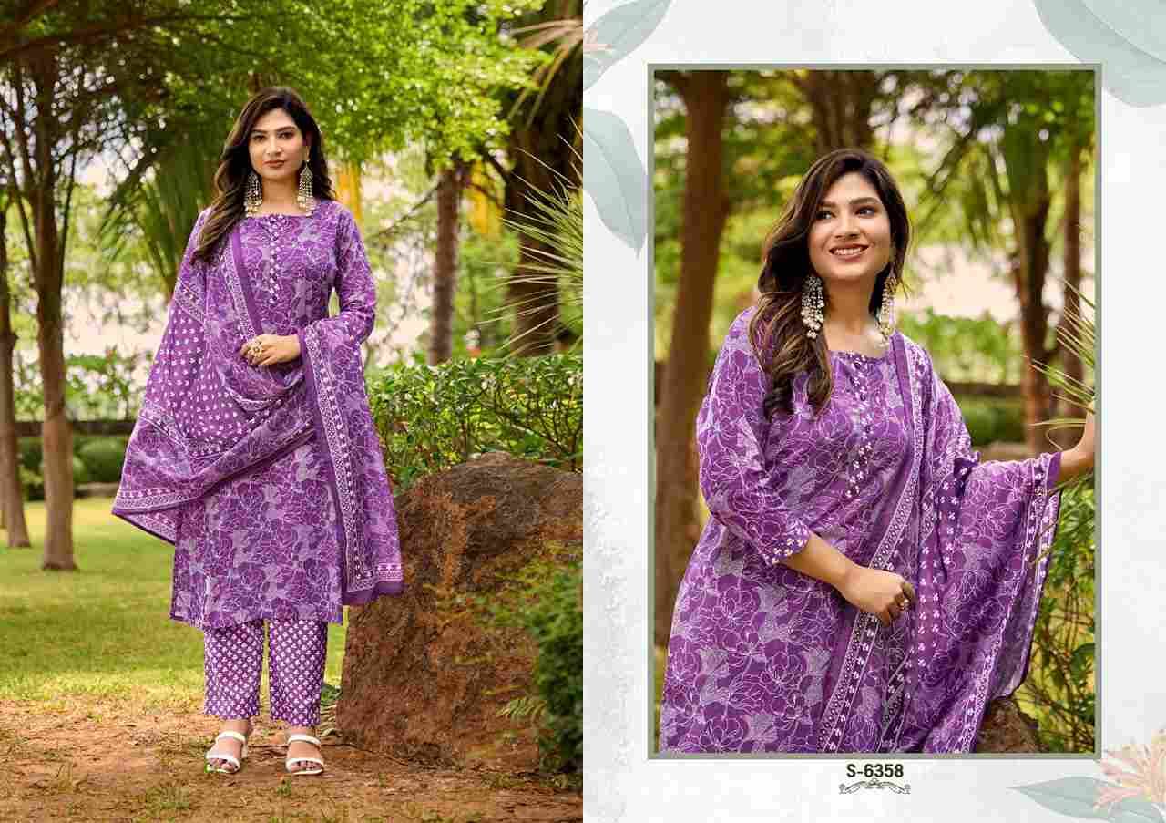 Amodini By SBS 6355 To 6358 Series Beautiful Festive Suits Colorful Stylish Fancy Casual Wear & Ethnic Wear Cotton Dresses At Wholesale Price