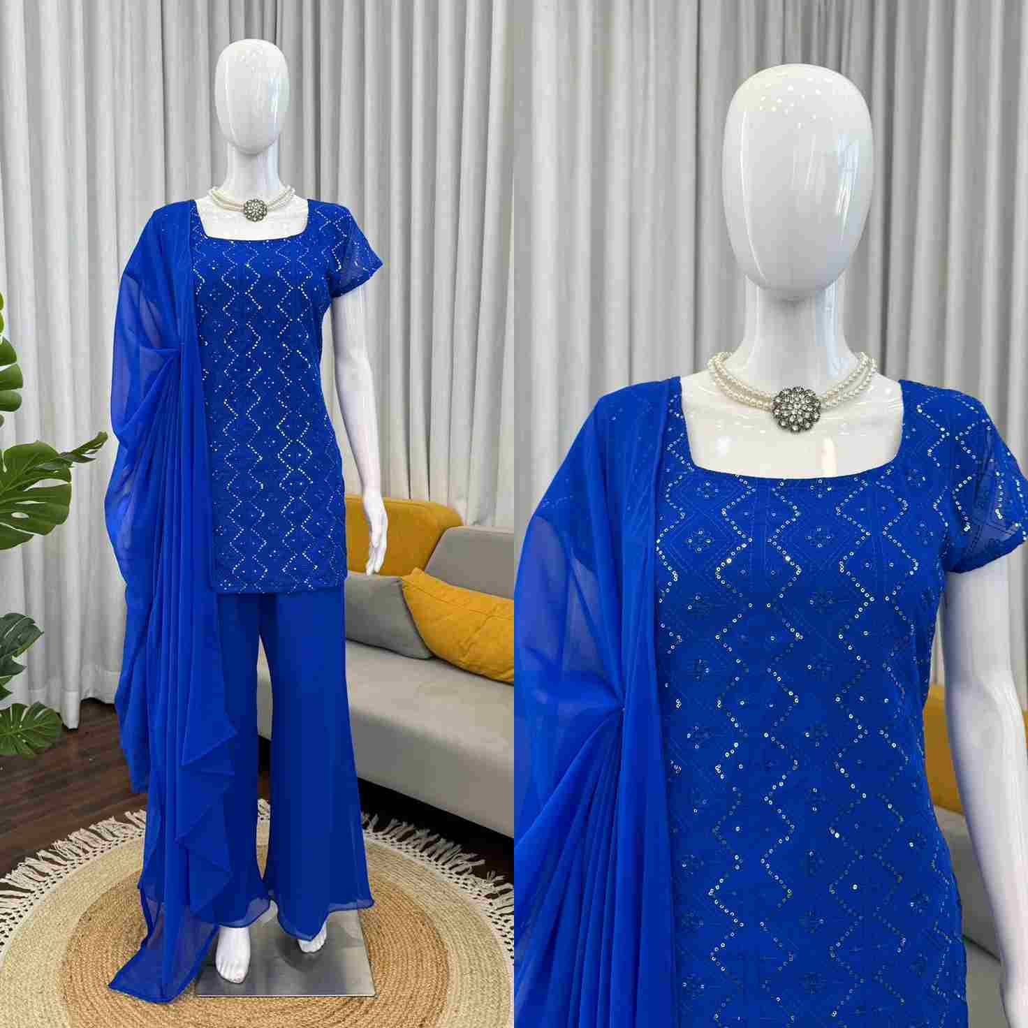 K-1543 Vol-2 By Fashid Wholesale 01 To 02 Series Beautiful Festive Suits Colorful Stylish Fancy Casual Wear & Ethnic Wear Faux Georgette Dresses At Wholesale Price