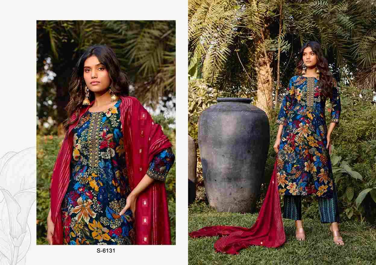 Reesha By SBS 6131 To 6134 Series Beautiful Festive Suits Colorful Stylish Fancy Casual Wear & Ethnic Wear Modal Chanderi Dresses At Wholesale Price