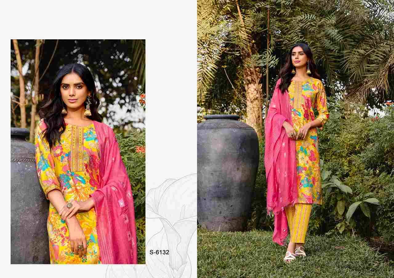 Reesha By SBS 6131 To 6134 Series Beautiful Festive Suits Colorful Stylish Fancy Casual Wear & Ethnic Wear Modal Chanderi Dresses At Wholesale Price