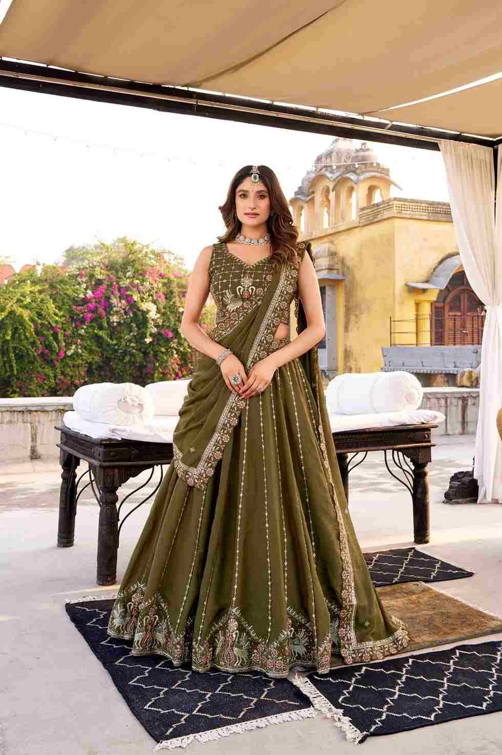 Samairaa By Fashid Wholesale 1457-A To 1457-D Series Designer Beautiful Wedding Collection Occasional Wear & Party Wear Crush Lehengas At Wholesale Price