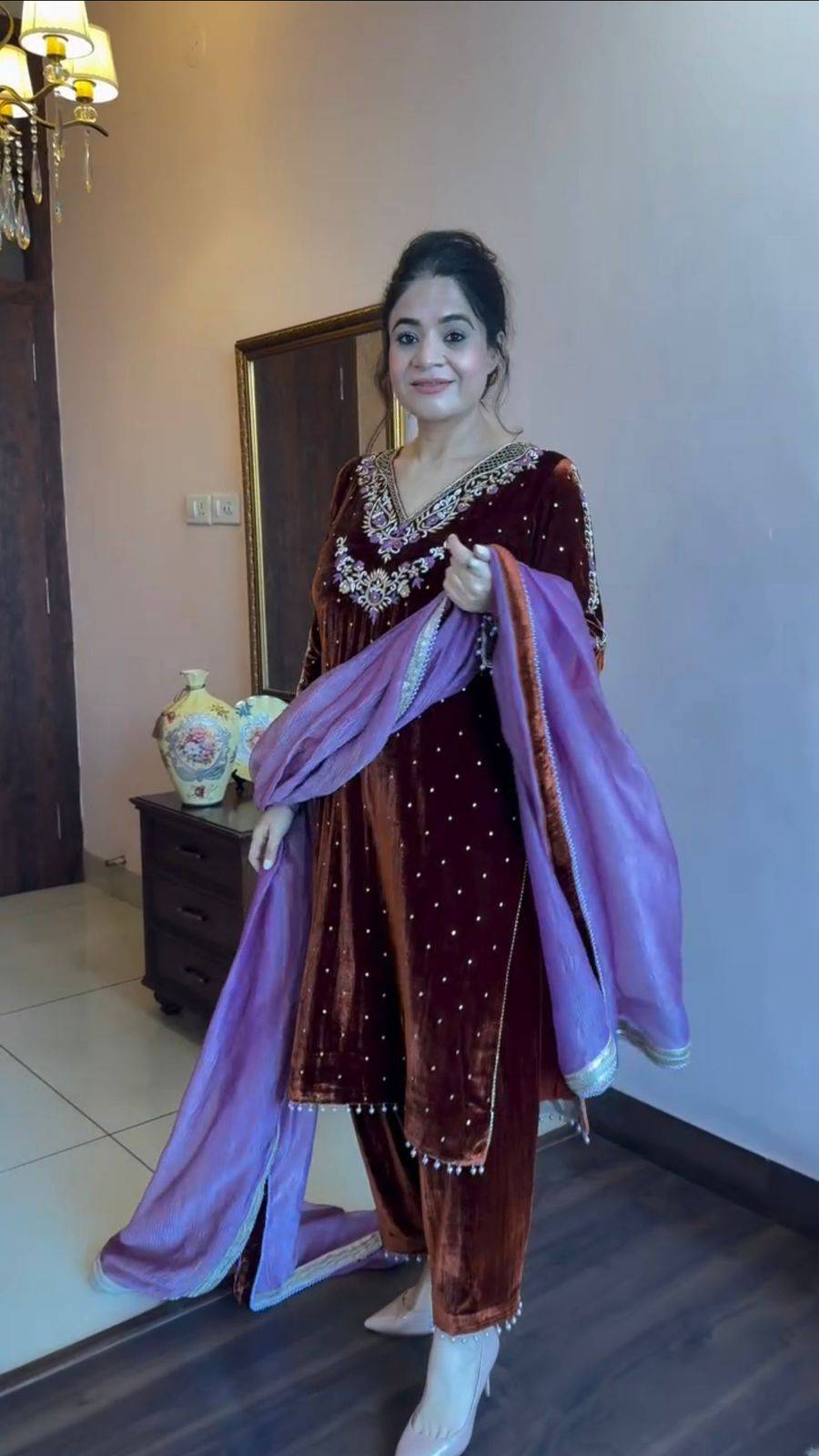 Le-2039 By Fashid Wholesale Beautiful Festive Suits Colorful Stylish Fancy Casual Wear & Ethnic Wear Velvet Dresses At Wholesale Price