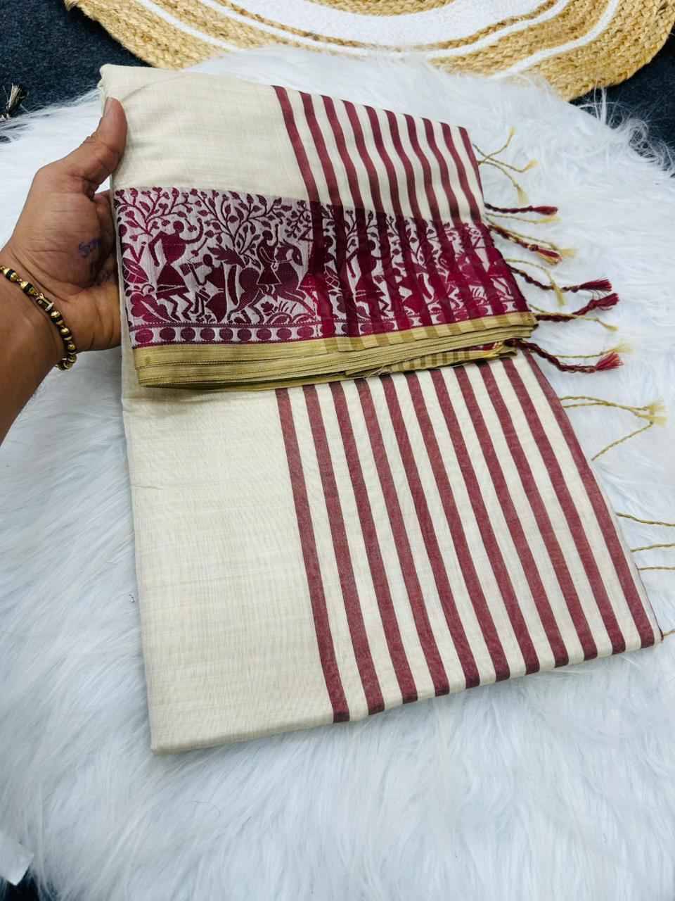Ab-111 By Fashid Wholesale 01 To 03 Series Indian Traditional Wear Collection Beautiful Stylish Fancy Colorful Party Wear & Occasional Wear Pure Mercerized Cotton Silk Sarees At Wholesale Price