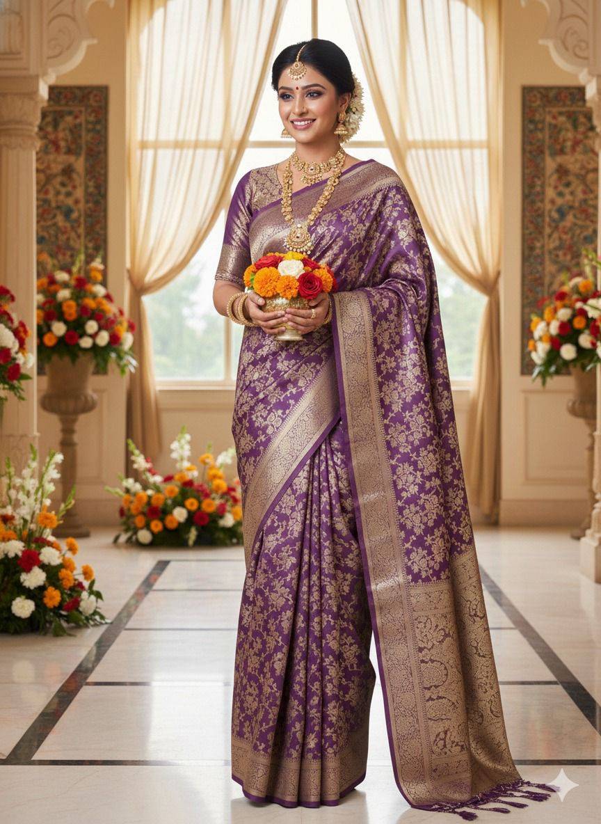 Ab-112 By Fashid Wholesale 01 To 04 Series Indian Traditional Wear Collection Beautiful Stylish Fancy Colorful Party Wear & Occasional Wear Pure Mercerized Soft Silk Sarees At Wholesale Price