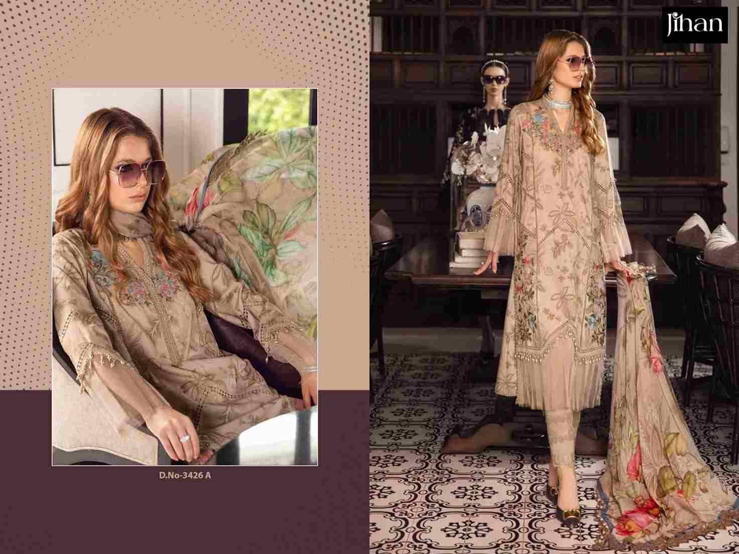 Mprint By Jihan Beautiful Festive Suits Stylish Fancy Colorful Casual Wear & Ethnic Wear Pure Cotton Print Dresses At Wholesale Price